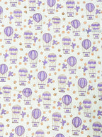 Hot Air Baloon Reversible Hand Block Mulmul Dohar