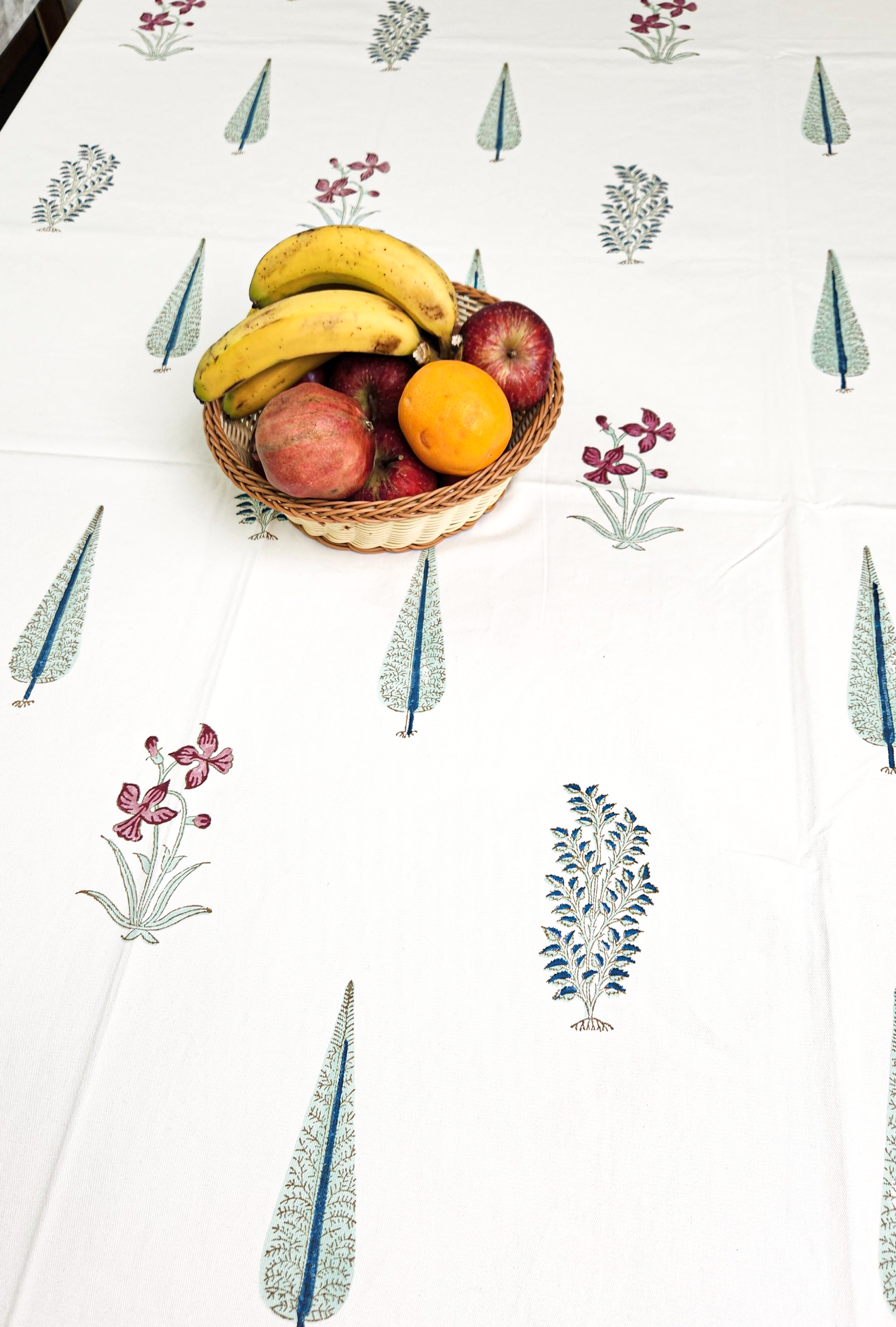 Handblock Printed Table Cover