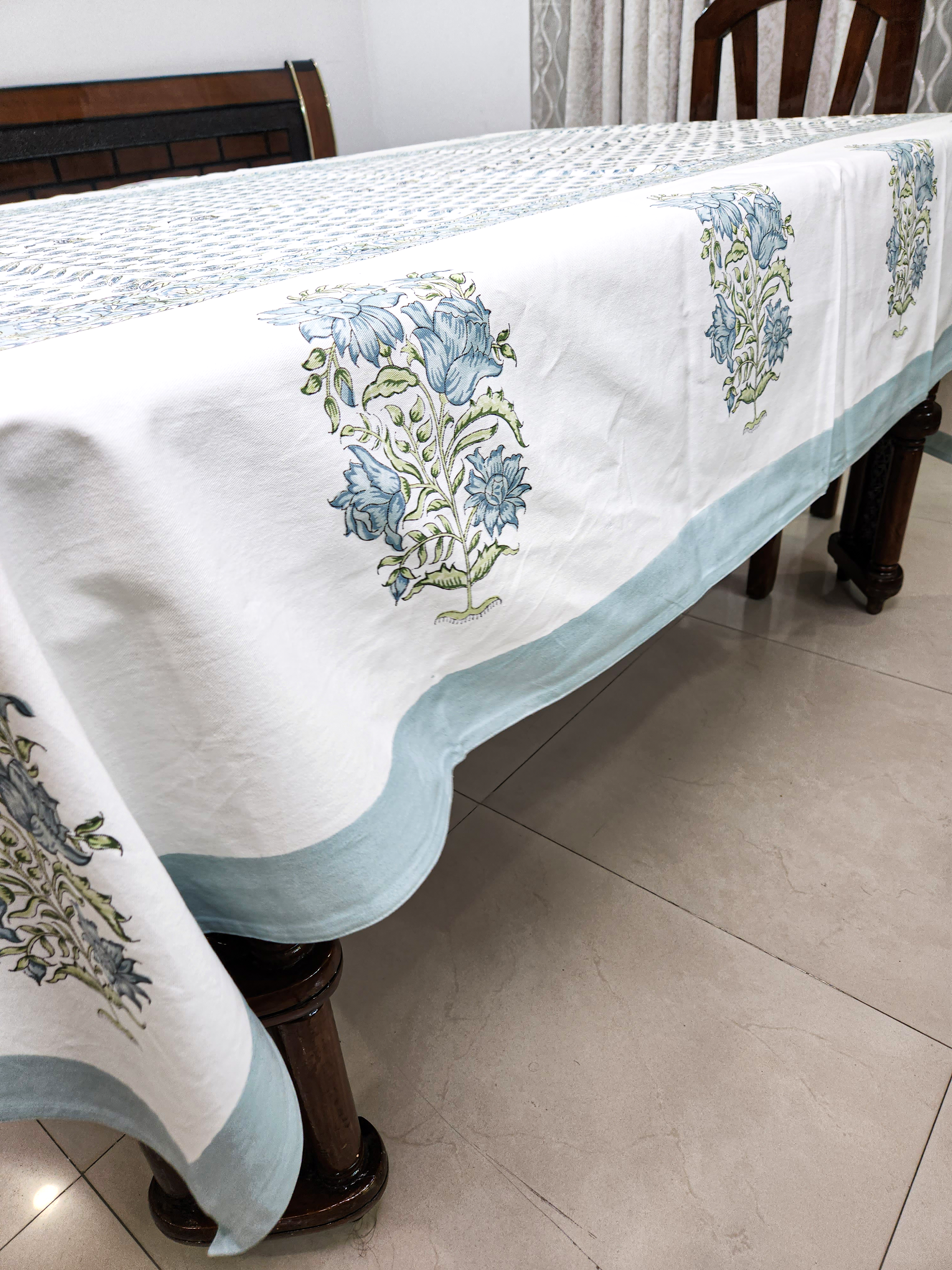 Handblock Printed Table Cover 6 SEATER