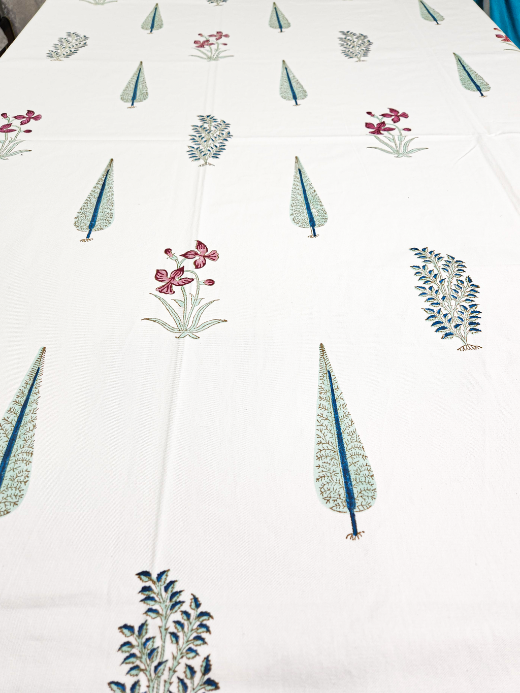 Handblock Printed Table Cover