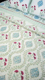Sadabahaar Reversible Mulmul Double Bed Quilt