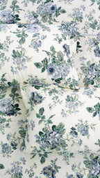 Neel Gulaab Thick Cotton Bedsheet with Two Pillow Covers