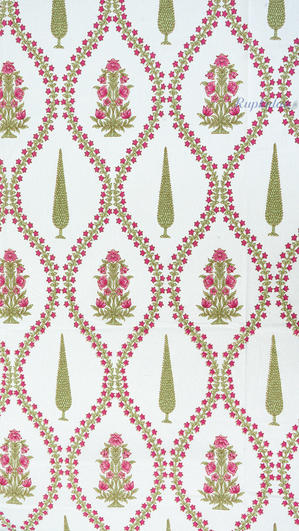 Bare Bloom Thick Cotton Bedsheet with Two Pillow Covers