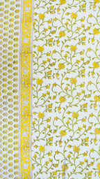 Summer Meadow Thick Cotton Bedsheet with Two Pillow Covers