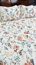 Sugandha Thick Cotton Bedsheet with Two Pillow Covers
