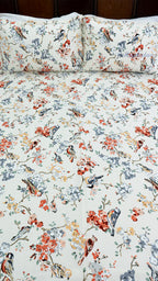 Sugandha Thick Cotton Bedsheet with Two Pillow Covers