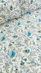 Pushp Aangan Cotton Bedsheet with Two Pillow Covers