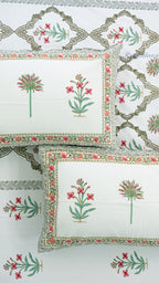 Shahi Darbaar Cotton Bedsheet with Two Pillow Covers