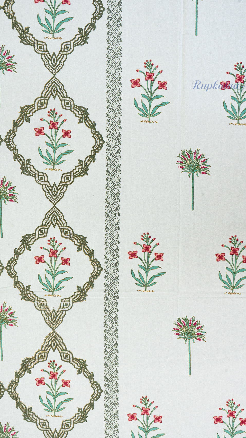 Shahi Darbaar Cotton Bedsheet with Two Pillow Covers