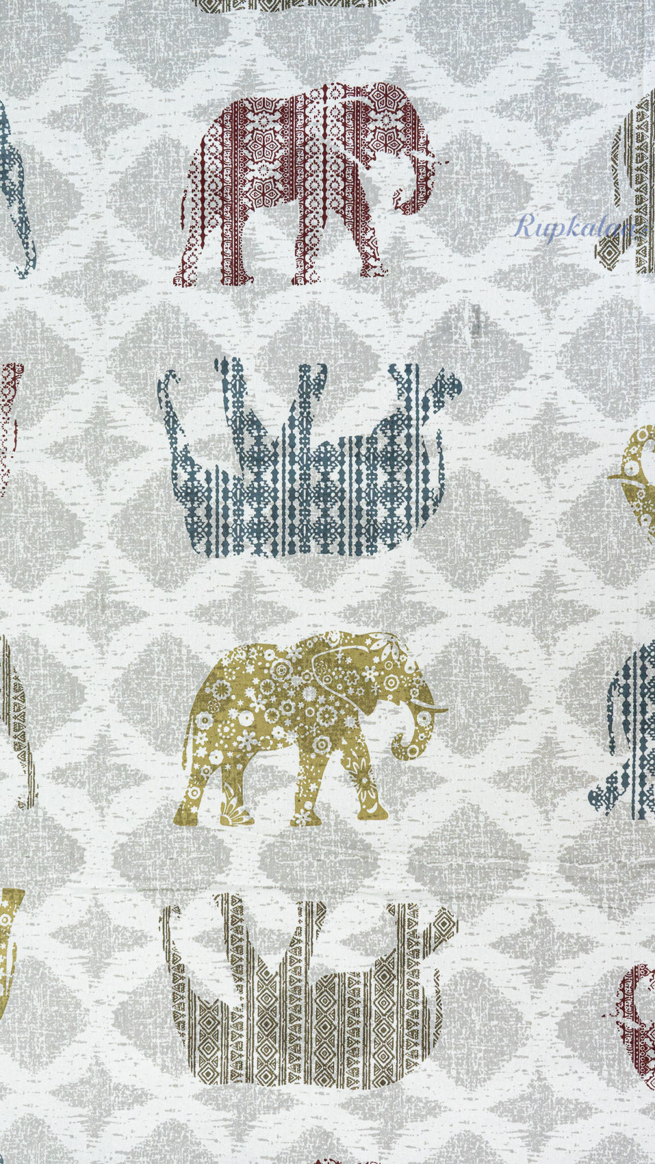 Gajraj Garden Cotton Bedsheet with Two Pillow Covers