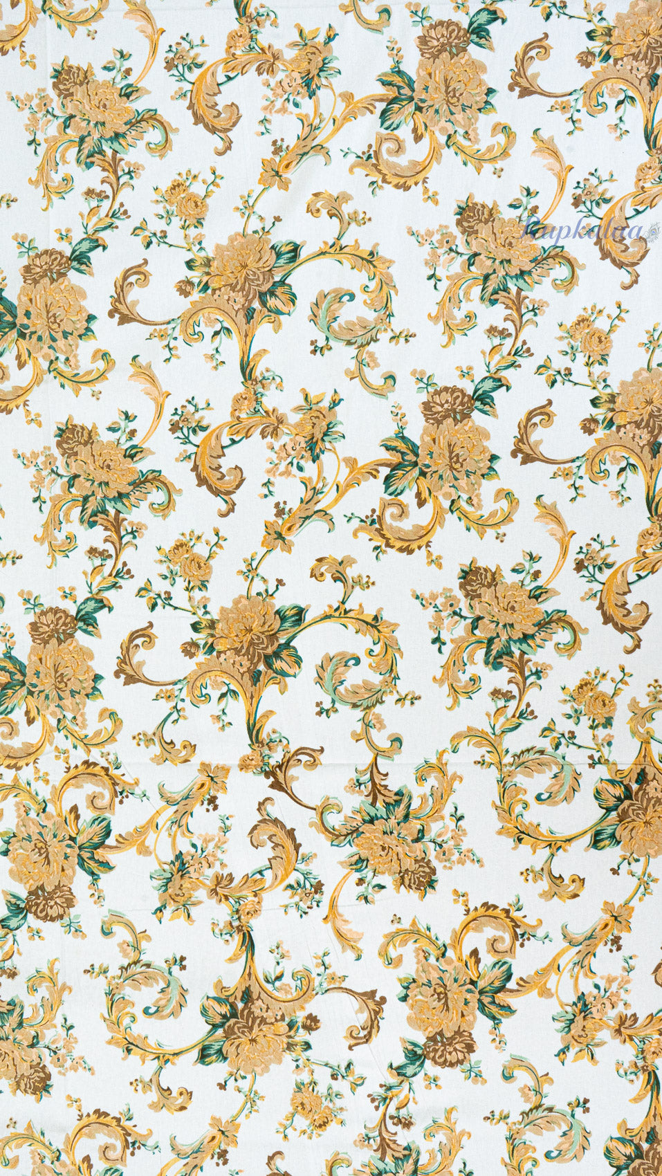 Resham Gul Cotton Bedsheet with Two Reversible Pillow Covers