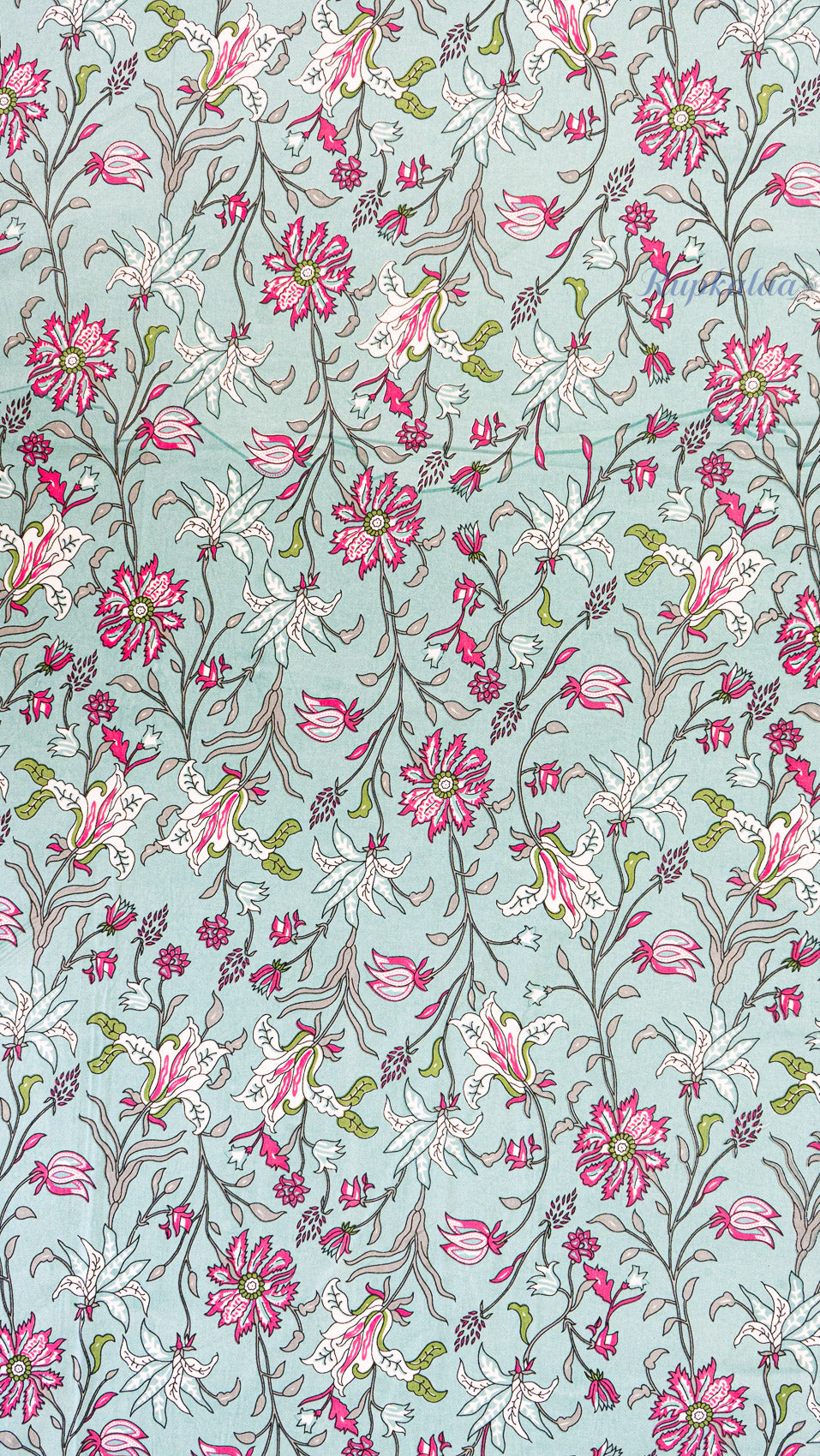 Maharani Bagh Cotton Bedsheet with Two Pillow Covers