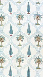 Taal Vatika Cotton Bedsheet with Two Pillow Covers