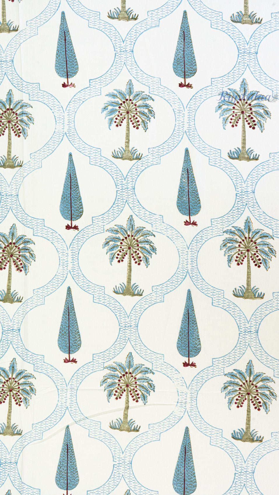 Taal Vatika Cotton Bedsheet with Two Pillow Covers