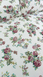 Kamal Vatika Cotton Bedsheet with Two Pillow Covers