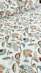 Kusum Angan Cotton Bedsheet with Two Pillow Covers