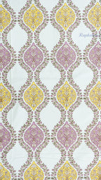 Karigari Cotton Bedsheet with Two Reversible Pillow Covers