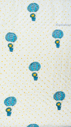 Pushp Udaan Handblock Reversible Mulmul Quilt