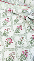 Shahi Haveli Handblock Reversible Mulmul Quilt