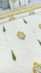 Swarna Bagh Reversible Mulmul Single Quilt